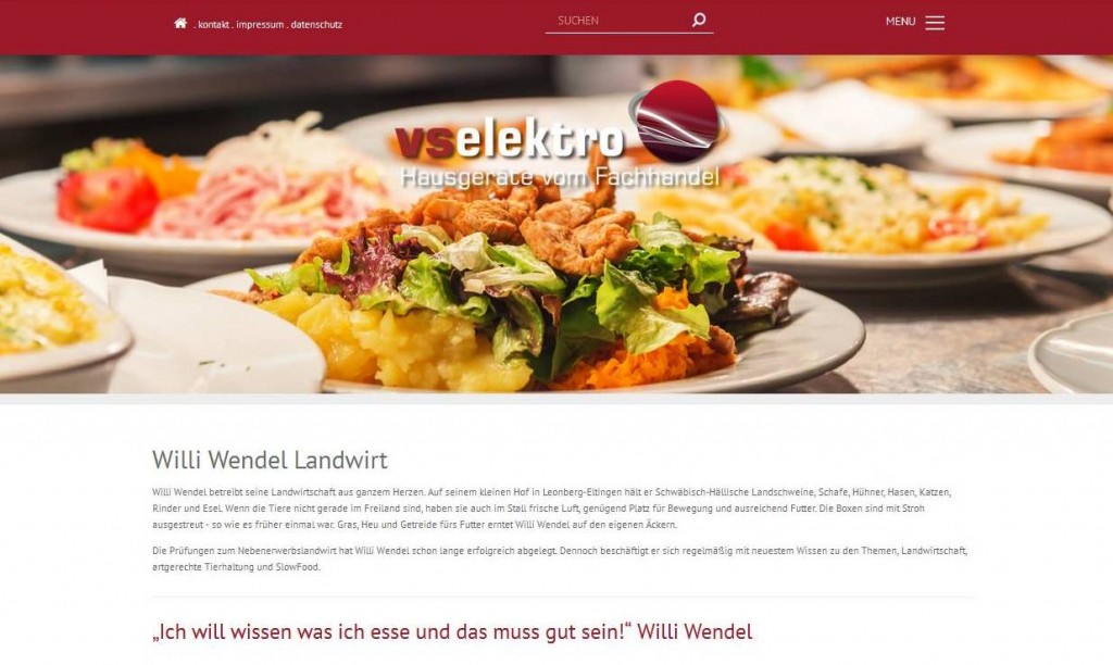 Willi Wendel Landwirt aus Leonberg in der Onlinekommunikation